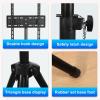 iumLeap Universal Tripod TV Stand, Floor Stand 32-55 Inch Tilt and Height Adjustment Stand, for Bedroom, Living Room, Studio view 4