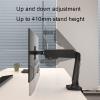 iumLeap Monitor Mount, Adjustable Gas Spring Monitor Arm, Free Standing Full Motion Monitor Stand Mount Fits 1 Screen, for 17-32inch LCD Computer Screens view 3