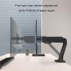 iumLeap Monitor Mount, Adjustable Gas Spring Monitor Arm, Free Standing Full Motion Monitor Stand Mount Fits 1 Screen, for 17-32inch LCD Computer Screens view 4