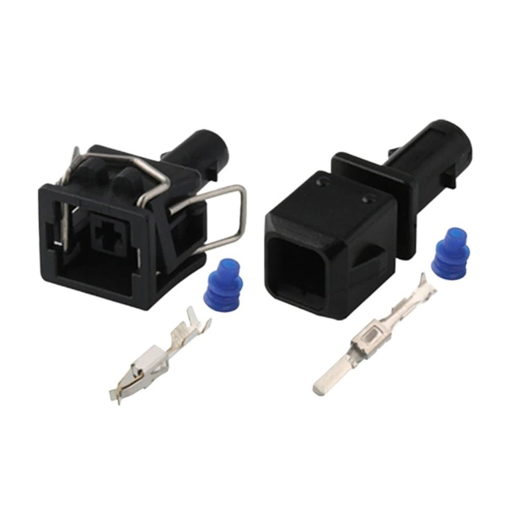 Tongkat Ruiting Store 1/5/10/20/50 Sets 1 Pin 357972761 357 972 761 357972751 357 972 751 Automotive Connector Auto p/Lug Socket Fit Compatible(1p Female Male,20 Sets)