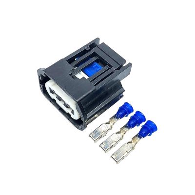 1/5/10Set 3Pin Automotive Power Steering Pump Connector EPS Female Socket DJ7033YB-2.8-21(Black,10 Sets)