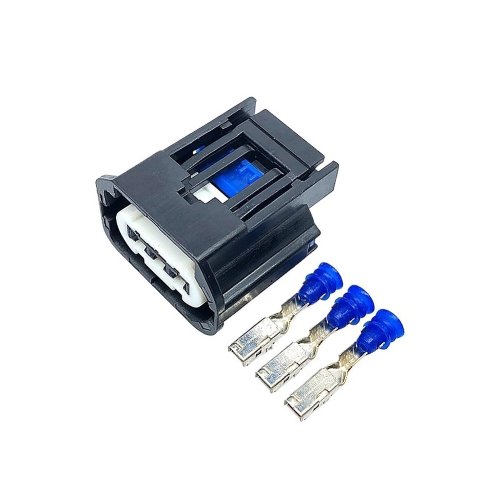 1/5/10Set 3Pin Automotive Power Steering Pump Connector EPS Female Socket DJ7033YB-2.8-21(Black,10 Sets)