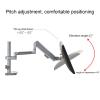 iumLeap Monitor Mount, Gas Spring Monitor Arm with Cable Management, Swivel Monitor Stand Mount for 13-32inch Screen, Fits 75x75mm & 100x100mm(A) view 3