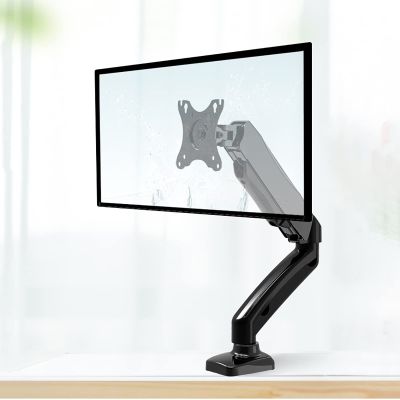 iumLeap Monitor Mount, Height/Angle Adjustable Single Monitor Arm, Gas Spring Monitor Stand Mount Holds Up to 13.2lbs/6kg, Fits 13-27inch Computer Screen