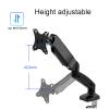iumLeap Monitor Mount, Height/Angle Adjustable Single Monitor Arm, Gas Spring Monitor Stand Mount Holds Up to 13.2lbs/6kg, Fits 13-27inch Computer Screen view 2