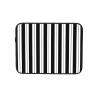 10 in Portable Laptop Sleeve Shockproof Lightweight (Black & White Stripes) Laptop Bag Case Pouch for Business Travel Office view 1