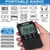 ZHIWHIS Portable Radio, AM FM Stereo SW NOAA Weather VHF Receiver with Alerts, Rechargeable DSP Pocket Radios with 9.85Ft Wire Antenna, 900mAh/396Presets/Alarm Clock/Sleep Timer for Walking ZWS-878 view 2