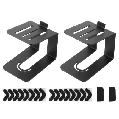 MECCANIXITY Desktop Speaker Stands Studio Monitor Stand Bookshelf Speaker Stand for Small Computer Speakers 1 Pair