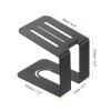 MECCANIXITY Desktop Speaker Stands Studio Monitor Stand Bookshelf Speaker Stand for Small Computer Speakers 1 Pair view 2