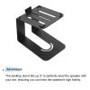 MECCANIXITY Desktop Speaker Stands Studio Monitor Stand Bookshelf Speaker Stand for Small Computer Speakers 1 Pair view 4