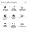 Light Meter, Digital Luxometer Professional Lux Meter Handheld Light Meter High Accuracy Luxmeter Illuminometer Photometer 100000LUX(Split Type) view 4