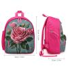NONHAI Backpack for Men Women Glitter Sequin Roses Laptop Backpack Lightweight Casual Bookbag for Business Hiking (pink-style) view 2