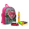 NONHAI Backpack for Men Women Glitter Sequin Roses Laptop Backpack Lightweight Casual Bookbag for Business Hiking (pink-style) view 3