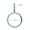 Xadnitu 100 Pieces 2" Diameter Threaded Bridle Rings, Heavy Duty Cable Support, Metal Ring Hangers for Low Voltage Wire Management view 2