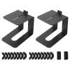MECCANIXITY Desktop Speaker Stands Studio Monitor Stand Bookshelf Speaker Stands for Small Computer Speakers 1 Pair view 1