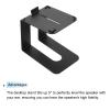 MECCANIXITY Desktop Speaker Stands Studio Monitor Stand Bookshelf Speaker Stands for Small Computer Speakers 1 Pair view 4