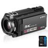 ORDRO XV80 Video Camera Camcorder 5K 48MP UHD 1080P 60fps 12X Optical Zoom for YouTube, IR Night Vision 40X Digital Zoom 3.5 Touch Screen Vlog Camera with APP Connection view 1