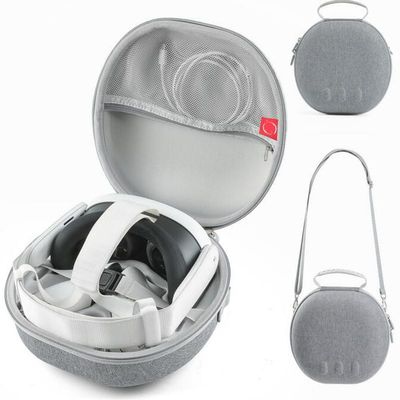 Coyktonty Hard Carrying Case for M-ETA Quest 3, Portable Storge Shoulder Bag Travel Case for Travel and Home Storage (Grey)