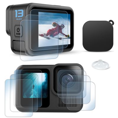 FiTSTILL 10PCS LCD Screen Protector Appliable for Go Pro Hero 13 Black,Tempered Glass Screen Cover Ultra HD 9H Hardness,Scratch Resistant film Only for Hero13 Black Action Camera Accessories kit