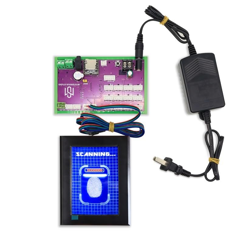 Secret Room Escape Game Mechanism Props Electronic Puzzle Smart Screen Fingerprint Identification System Put Finger (Magnetic Sensor)