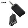 ThrtRht 2 Pack AUX to 3.5mm Audio Adapter - USB A Female to Male Converter for USB Flash Drive, U-Disk, Car CD Player, MP3 Music - Auxiliary Port Only view 3