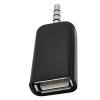 ThrtRht 2 Pack AUX to 3.5mm Audio Adapter - USB A Female to Male Converter for USB Flash Drive, U-Disk, Car CD Player, MP3 Music - Auxiliary Port Only view 4