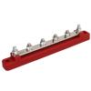 150A Power Distribution Block with Brass Plate for Automobile Boat, DC 12V48V 6 Terminal Bus Bar (Red) view 2