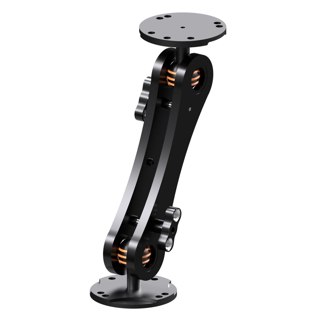 Aluminum Fish Detector Mount B Size Long Arm Double Ball Mount with 1 in/25mm Ball Adapters,with Two AMPS Holes Round Plate,Electronic Device Mount Compatible with Garmin,Lowrance, Humminbird (Long)