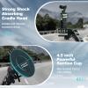 Came-TV Shock Absorber Arm Car Camera Mount, Camera Suction Mount Suction, ARM-PK03 Multifunctional Cup Mount Compatible with Pocket 2,Pocket 3, OSMO, 360 Action Smartphone view 3