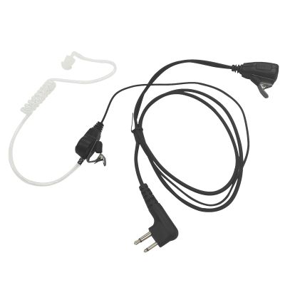 2 Pin Acoustic Tube Headset Earpiece with PTT/Mic for Motorola Walkie Talkies Radios CLS1410 CLS1110 CLS 1410 CLS 1110 DTR550 DTR700 RDU4100 RDU4160D RMU2040 RMU2080D RMU2080 DLR1020