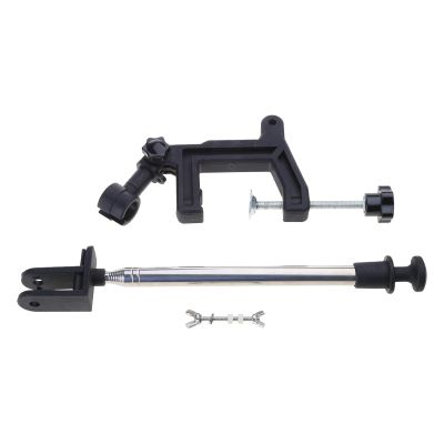 DLOULP Adjustable Transducer Bracket Fishing Finder Mount Fishfinder Rack Stand Telescopic Fitting Hardware
