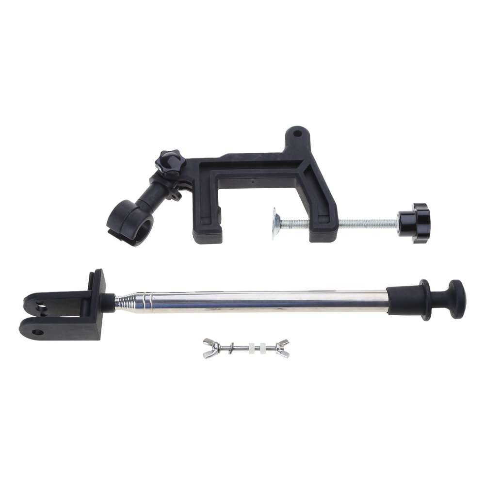 DLOULP Adjustable Transducer Bracket Fishing Finder Mount Fishfinder Rack Stand Telescopic Fitting Hardware