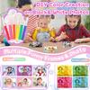 Kids Camera Instant Print, 48MP&1080P Kids Digital Camera with Silicone Cover & 3 Rolls Print Paper DIY Pens & 32G Card, Christmas Birthday Gifts for 4 5 6 7 8 9 10 11 12 Years Old Girls Boys, Purple view 3