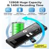 128GB Digital Voice Recorders with EVA Zipper Carrying Hard Case Cover & USB C Charging Cable view 3