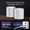 Cudy AX3000 Wi-Fi 6 2.5G Mesh System, Covers up to 2900 Sq.Ft., Replaces Wireless Router and Extender, Supports Ethernet Backhaul, Ideal for 2.5G Network, M3000 3-Pack view 2