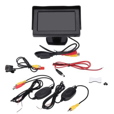 Reversing Camera Digital Wireless Reversing Camera Kit Reverse Camera IP68 Waterproof Rear View Camera 4.3'' Rear View Monitor and 170 Wide Angle Night Vision with Backup Camera for Cars, ,Trucks