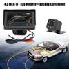 Reversing Camera Digital Wireless Reversing Camera Kit Reverse Camera IP68 Waterproof Rear View Camera 4.3'' Rear View Monitor and 170 Wide Angle Night Vision with Backup Camera for Cars, ,Trucks view 2