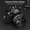 Exquisite Metal Concave Shutter Release Button for Fujifilm XE5 GFX100RF XM5 X100VI X100V X-T5 X-T4 X-T3 X-T30 X- X-T20 X-PRO3 X-E4 for Nikon Zf for Leica Q3 M10 for Sony RX1 R,Diameter 0.47in Silver view 3