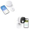 winees WiFi Water Leak Detector, 1 Pack Water Sensors Outdoor Security Camera, Wired 2K 4MP Outdoor/Indoor Camera for Home Security view 1