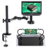 4K Auto-Focus Digital Microscope, 10" HDMI Soldering Microscope with Helping Hands Station & Flexible Arm for Electronics Repair, ODM802 Flex Coin Magnifier with Ring Light, USB Magnifying Glass view 1