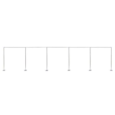 10'x50' Backdrop Stand Pipe Kit, Heavy Duty Sturdy Backdrop Stand, Photo Background Stand, Background Support System, Curtain Frame for Wedding Birthday Party Banquet Decorations