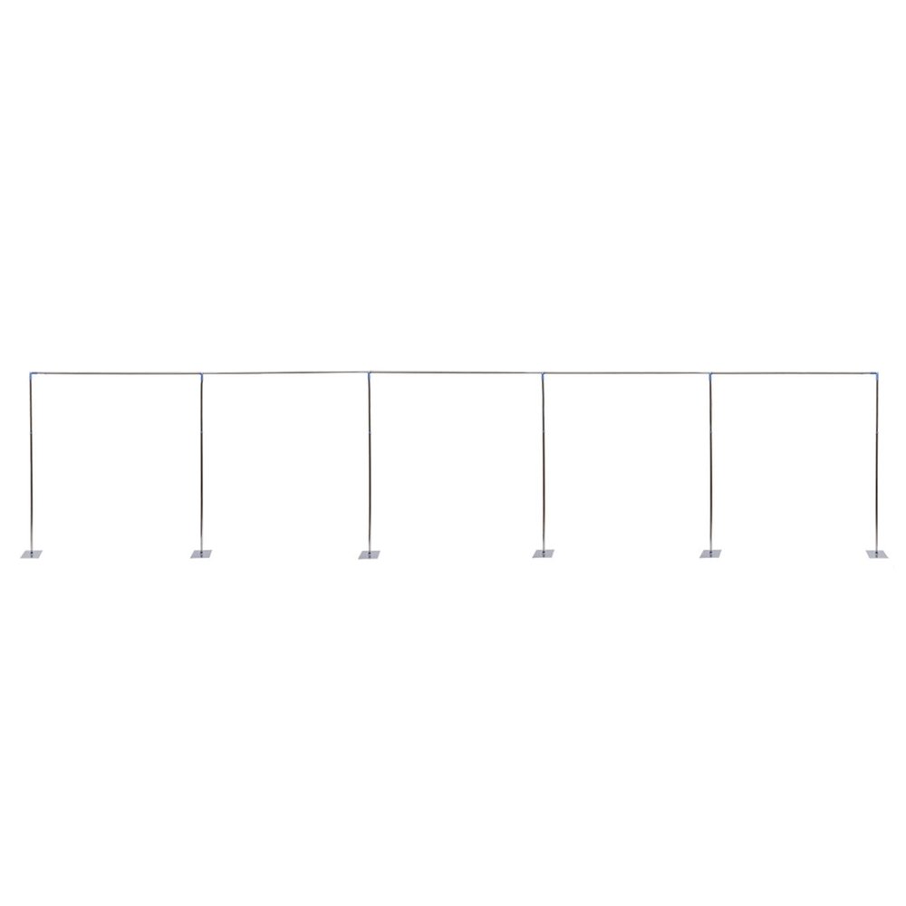 10'x50' Backdrop Stand Pipe Kit, Heavy Duty Sturdy Backdrop Stand, Photo Background Stand, Background Support System, Curtain Frame for Wedding Birthday Party Banquet Decorations