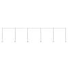 10'x50' Backdrop Stand Pipe Kit, Heavy Duty Sturdy Backdrop Stand, Photo Background Stand, Background Support System, Curtain Frame for Wedding Birthday Party Banquet Decorations view 1