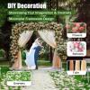 10'x50' Backdrop Stand Pipe Kit, Heavy Duty Sturdy Backdrop Stand, Photo Background Stand, Background Support System, Curtain Frame for Wedding Birthday Party Banquet Decorations view 2