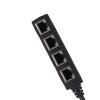 2pcs Ethernet Splitter, 1 to 4 Rj45 High Speed Splitter Adapter Network Cable Adapter view 3