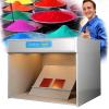 LPLYAA Color Assessment Cabinet 6 Light Sources,Color Controller Light Box,D65 TL84 Assessment Cabinet Tool Chests Color Light Box Tester Machine Universal view 1
