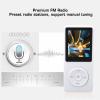 MP3 Player, 30 Hours Playback MP3 MP4 Player 8GB Memory 64GB Expandable, Lossless Sound Quality Portable Music Player, for Sports Music Player (White) view 2