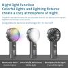 suwayge portable violent handheld fan, adjustable speed (1-100) range, model airplane motor handheld fan, (20000RPM), 10000mAh rechargeable battery, personal fan, digital display view 3
