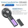 suwayge portable violent handheld fan, adjustable speed (1-100) range, model airplane motor handheld fan, (20000RPM), 10000mAh rechargeable battery, personal fan, digital display view 4
