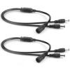 2 PCS 1 to 2 Way DC Power Splitter, DC Splitter, 2.1 * 5.5MM Power Splitter for CCTV Security Camera LED Strips view 1